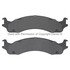 1003-0655AM by MPA ELECTRICAL - Quality-Built Disc Brake Pad Set - Black Series, Semi-Metallic, with Hardware