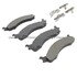 1003-0655AM by MPA ELECTRICAL - Quality-Built Disc Brake Pad Set - Black Series, Semi-Metallic, with Hardware