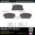 1003-0657C by MPA ELECTRICAL - Quality-Built Black Series Ceramic Brake Pads w/ Hardware