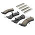 1003-0667C by MPA ELECTRICAL - Quality-Built Disc Brake Pad Set - Black Series, Ceramic, with Hardware