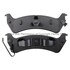 1003-0666C by MPA ELECTRICAL - Quality-Built Disc Brake Pad Set - Black Series, Ceramic, with Hardware