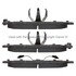 1003-0667M by MPA ELECTRICAL - Quality-Built Disc Brake Pad Set - Black Series, Semi-Metallic, with Hardware