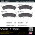 1003-0667M by MPA ELECTRICAL - Quality-Built Disc Brake Pad Set - Black Series, Semi-Metallic, with Hardware