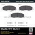 1003-0679C by MPA ELECTRICAL - Quality-Built Black Series Ceramic Brake Pads w/ Hardware