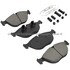 1003-0682M by MPA ELECTRICAL - Quality-Built Disc Brake Pad Set - Black Series, Semi-Metallic, with Hardware