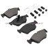 1003-0710M by MPA ELECTRICAL - Quality-Built Disc Brake Pad Set - Black Series, Semi-Metallic, with Hardware