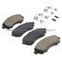 1003-0722C by MPA ELECTRICAL - Quality-Built Black Series Ceramic Brake Pads w/ Hardware