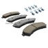 1003-0726C by MPA ELECTRICAL - Quality-Built Disc Brake Pad Set - Black Series, Ceramic, with Hardware