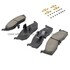 1003-0730C by MPA ELECTRICAL - Quality-Built Disc Brake Pad Set - Black Series, Ceramic, with Hardware