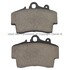 1003-0737C by MPA ELECTRICAL - Quality-Built Disc Brake Pad Set - Black Series, Ceramic, with Hardware