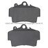 1003-0737C by MPA ELECTRICAL - Quality-Built Disc Brake Pad Set - Black Series, Ceramic, with Hardware