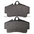 1003-0738M by MPA ELECTRICAL - Quality-Built Disc Brake Pad Set - Black Series, Semi-Metallic, with Hardware