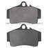 1003-0738M by MPA ELECTRICAL - Quality-Built Disc Brake Pad Set - Black Series, Semi-Metallic, with Hardware