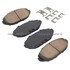 1003-0748M by MPA ELECTRICAL - Quality-Built Disc Brake Pad Set - Black Series, Semi-Metallic, with Hardware