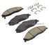 1003-0749C by MPA ELECTRICAL - Quality-Built Disc Brake Pad Set - Black Series, Ceramic, with Hardware