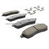 1003-0757C by MPA ELECTRICAL - Quality-Built Disc Brake Pad Set - Black Series, Ceramic, with Hardware