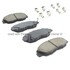 1003-0764C by MPA ELECTRICAL - Quality-Built Disc Brake Pad Set - Black Series, Ceramic, with Hardware