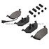 1003-0768AM by MPA ELECTRICAL - Quality-Built Disc Brake Pad Set - Black Series, Semi-Metallic, with Hardware