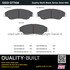 1003-0774M by MPA ELECTRICAL - Quality-Built Black Series Semi-Metallic Brake Pads w/ Hardware