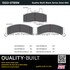 1003-0789M by MPA ELECTRICAL - Quality-Built Disc Brake Pad Set - Black Series, Semi-Metallic, with Hardware