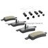 1003-0791C by MPA ELECTRICAL - Quality-Built Black Series Ceramic Brake Pads w/ Hardware