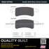 1003-0791C by MPA ELECTRICAL - Quality-Built Black Series Ceramic Brake Pads w/ Hardware