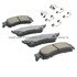 1003-0792C by MPA ELECTRICAL - Quality-Built Disc Brake Pad Set - Black Series, Ceramic, with Hardware