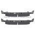 1003-0792C by MPA ELECTRICAL - Quality-Built Disc Brake Pad Set - Black Series, Ceramic, with Hardware