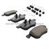 1003-0794C by MPA ELECTRICAL - Quality-Built Disc Brake Pad Set - Black Series, Ceramic, with Hardware