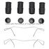 1003-0795C by MPA ELECTRICAL - Quality-Built Disc Brake Pad Set - Black Series, Ceramic, with Hardware