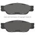 1003-0805C by MPA ELECTRICAL - Quality-Built Black Series Ceramic Brake Pads w/ Hardware