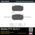 1003-0812C by MPA ELECTRICAL - Quality-Built Disc Brake Pad Set - Black Series, Ceramic, with Hardware