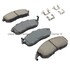 1003-0815AC by MPA ELECTRICAL - Quality-Built Disc Brake Pad Set - Black Series, Ceramic, with Hardware