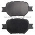 1003-0817C by MPA ELECTRICAL - Quality-Built Disc Brake Pad Set - Black Series, Ceramic, with Hardware