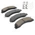 1003-0824C by MPA ELECTRICAL - Quality-Built Disc Brake Pad Set - Black Series, Ceramic, with Hardware