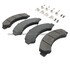 1003-0825M by MPA ELECTRICAL - Quality-Built Disc Brake Pad Set - Black Series, Semi-Metallic, with Hardware