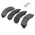 1003-0824M by MPA ELECTRICAL - Quality-Built Disc Brake Pad Set - Black Series, Semi-Metallic, with Hardware