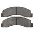 1003-0824M by MPA ELECTRICAL - Quality-Built Disc Brake Pad Set - Black Series, Semi-Metallic, with Hardware