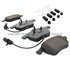 1003-0840M by MPA ELECTRICAL - Quality-Built Disc Brake Pad Set - Black Series, Semi-Metallic, with Hardware