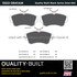 1003-0841AM by MPA ELECTRICAL - Quality-Built Black Series Semi-Metallic Brake Pads w/ Hardware