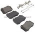 1003-0847CM by MPA ELECTRICAL - Quality-Built Disc Brake Pad Set - Black Series, Semi-Metallic, with Hardware