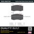 1003-0847CM by MPA ELECTRICAL - Quality-Built Disc Brake Pad Set - Black Series, Semi-Metallic, with Hardware