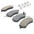 1003-0856C by MPA ELECTRICAL - Quality-Built Black Series Ceramic Brake Pads w/ Hardware