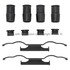 1003-0857M by MPA ELECTRICAL - Quality-Built Disc Brake Pad Set - Black Series, Semi-Metallic, with Hardware