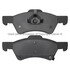 1003-0857M by MPA ELECTRICAL - Quality-Built Disc Brake Pad Set - Black Series, Semi-Metallic, with Hardware