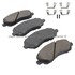 1003-0866M by MPA ELECTRICAL - Quality-Built Disc Brake Pad Set - Black Series, Semi-Metallic, with Hardware