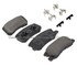 1003-0868C by MPA ELECTRICAL - Quality-Built Disc Brake Pad Set - Black Series, Ceramic, with Hardware