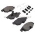 1003-0869C by MPA ELECTRICAL - Quality-Built Disc Brake Pad Set - Black Series, Ceramic, with Hardware