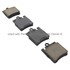 1003-0876C by MPA ELECTRICAL - Quality-Built Disc Brake Pad Set - Black Series, Ceramic, with Hardware