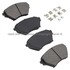 1003-0890C by MPA ELECTRICAL - Quality-Built Black Series Ceramic Brake Pads w/ Hardware